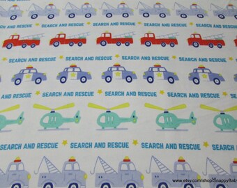 Flannel Fabric - Search and Rescue - By the Yard - 100% Cotton Flannel
