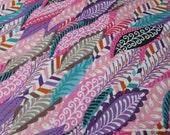 Flannel Fabric - Feathers  - By the yard - 100% Cotton Flannel