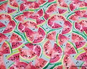 Flannel Fabric - Watermelon - By the Yard - 100% Cotton Flannel