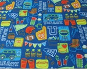 Flannel Fabric - Tailgate State - By the yard - 100% Cotton Flannel