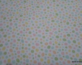 Flannel Fabric - Pastel Pebbles - By the yard - 100% Cotton Flannel