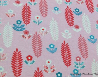 Flannel Fabric - Aztec Floral  - By the yard - 100% Cotton Flannel