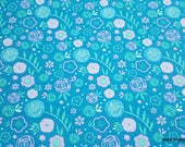 Flannel Fabric - Bloom Floral - By the Yard - 100% Cotton Flannel