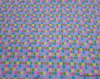 Flannel Fabric - Checks - By the yard - 100% Cotton Flannel