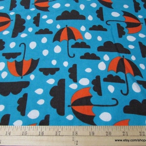 Flannel Fabric Gloomy Day By the yard 100% Cotton Flannel image 2