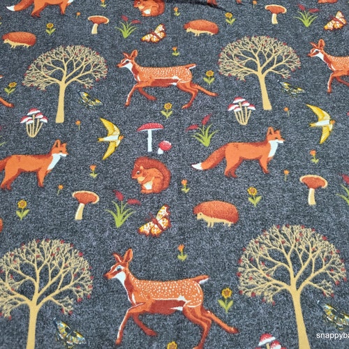 Flannel Fabric Camping Tents Wilderness by the Yard 100% - Etsy