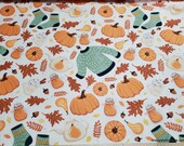 Flannel Fabric - Fall Sweaters - By the yard - 100% Cotton Flannel