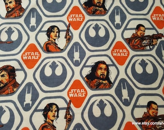 Character Flannel Fabric - Star Wars Rogue One - By the Yard - 100% Cotton Flannel