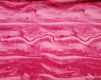 Flannel Fabric - Water Pink - By the yard - 100% Cotton Flannel