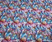 Flannel Fabric - Colorful Stained Glass Tie Dye Small - By the yard - 100% Cotton Flannel