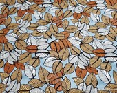 Flannel Fabric - Together Time Packed Leaves - By the yard - 100% Cotton Flannel