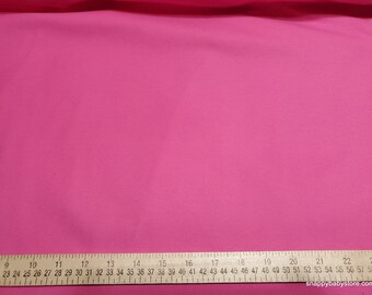 Flannel Fabric - Solid Hot Pink - By the yard - 100% Cotton Flannel