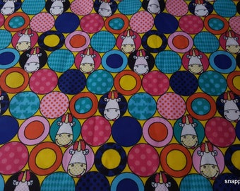 Flannel Fabric - Minions Fluffy Circles Unicorn - By the yard - 100% Cotton Flannel