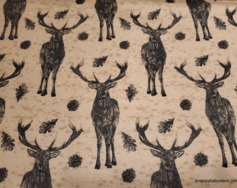 Remnant Flannel Fabric - A Million Bucks - Choose your Size - 100% Cotton Flannel