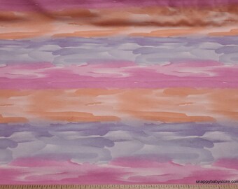 Flannel Fabric - Watercolor Ombre Warm - By the yard - 100% Cotton Flannel