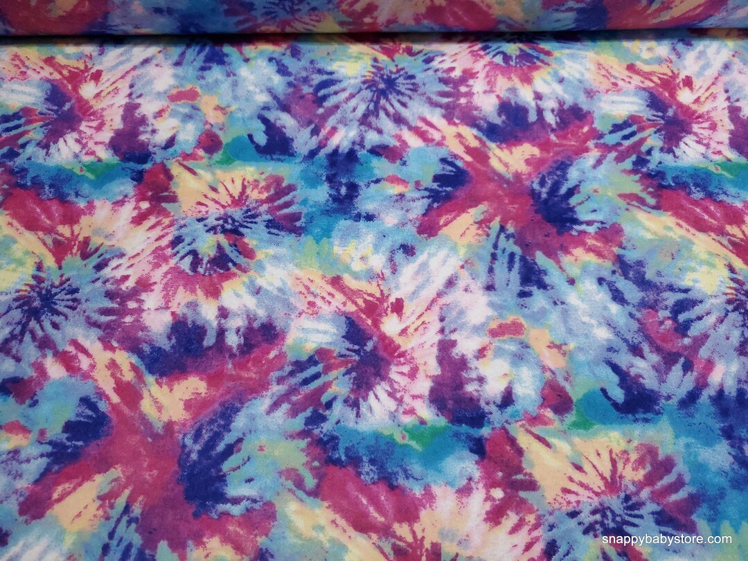 Flannel Fabric - Tie Dye Classic - by the Yard - 100% Cotton Flannel - Etsy