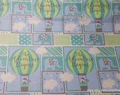 Flannel Fabric - Adventure Patch Boy - By the yard - 100% Cotton Flannel