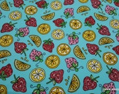 Premium Flannel Fabric - Lil Sprout Too Fruit Premium - By the yard - 100% Cotton Flannel