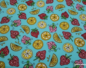Premium Flannel Fabric - Lil Sprout Too Fruit Premium - By the yard - 100% Cotton Flannel