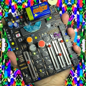Video-vergelijkingen video-synthesizer doe-het-zelf (PCB + ROM-set)