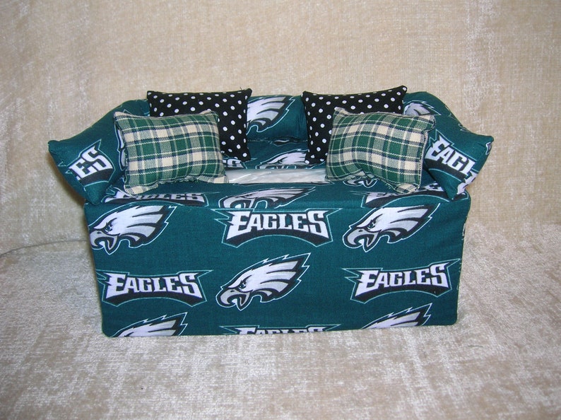 NFL Teams Tissue Box Couch Covers Packers Broncos Eagles Etsy