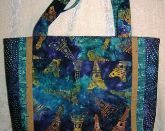 Eiffel Tower tote bag- Malkuna