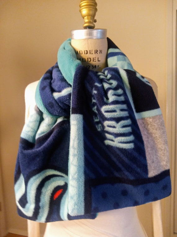 Seattle Professional Teams Polar Fleece Flat Scarves Kraken Etsy