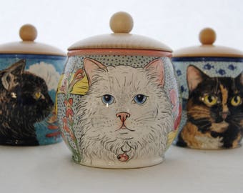 custom quote pet urn / unique ceramic pet urn / cremation urn / medium / 1,0l