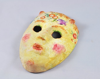 Pappmaché Mask, children mask / little devils mask