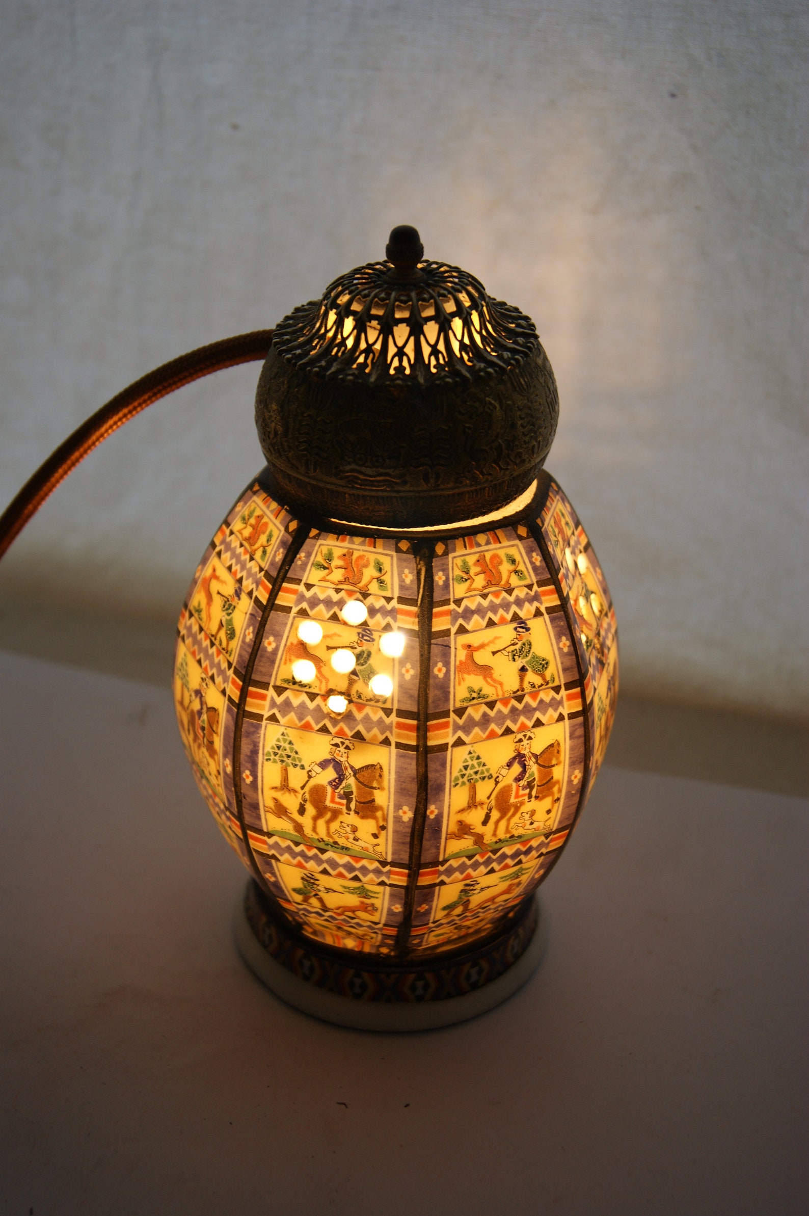 Vintage perfume lamp porcelain Aerozon Etsy