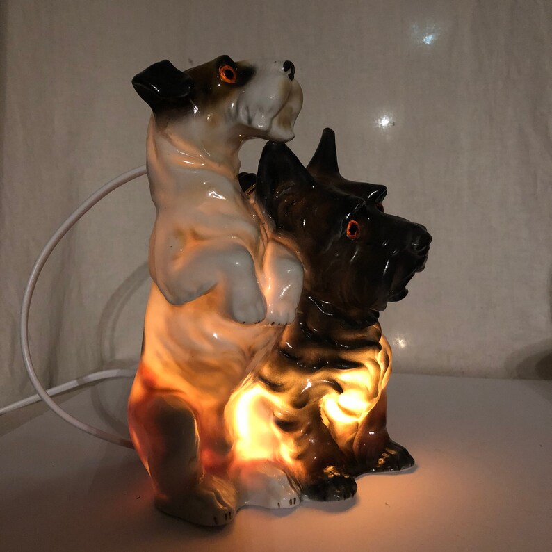 Rauchverzehrer zwei Hund Schnauzer Etsy