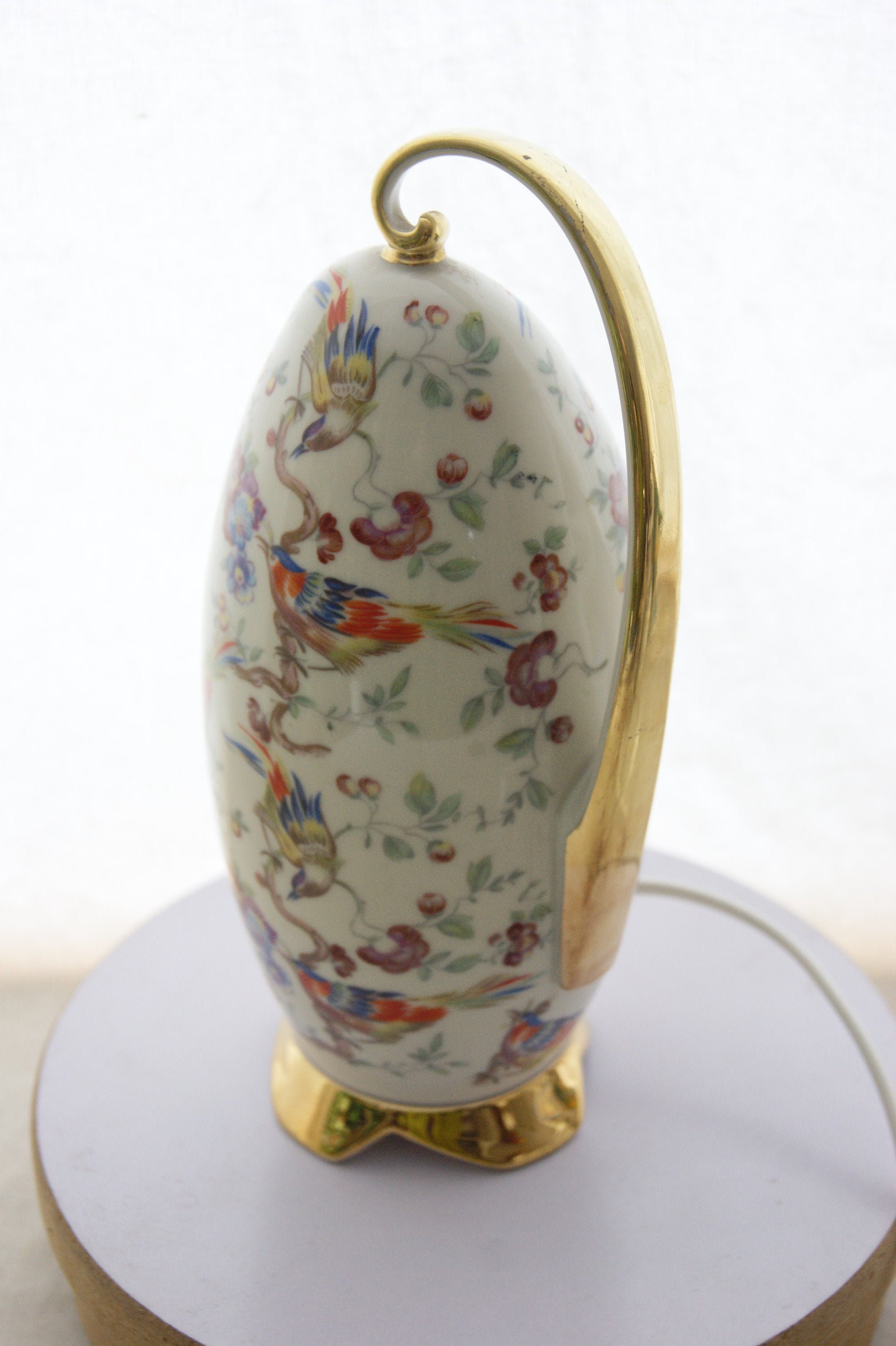 Vintage perfume lamp porcelain Mid Century Etsy