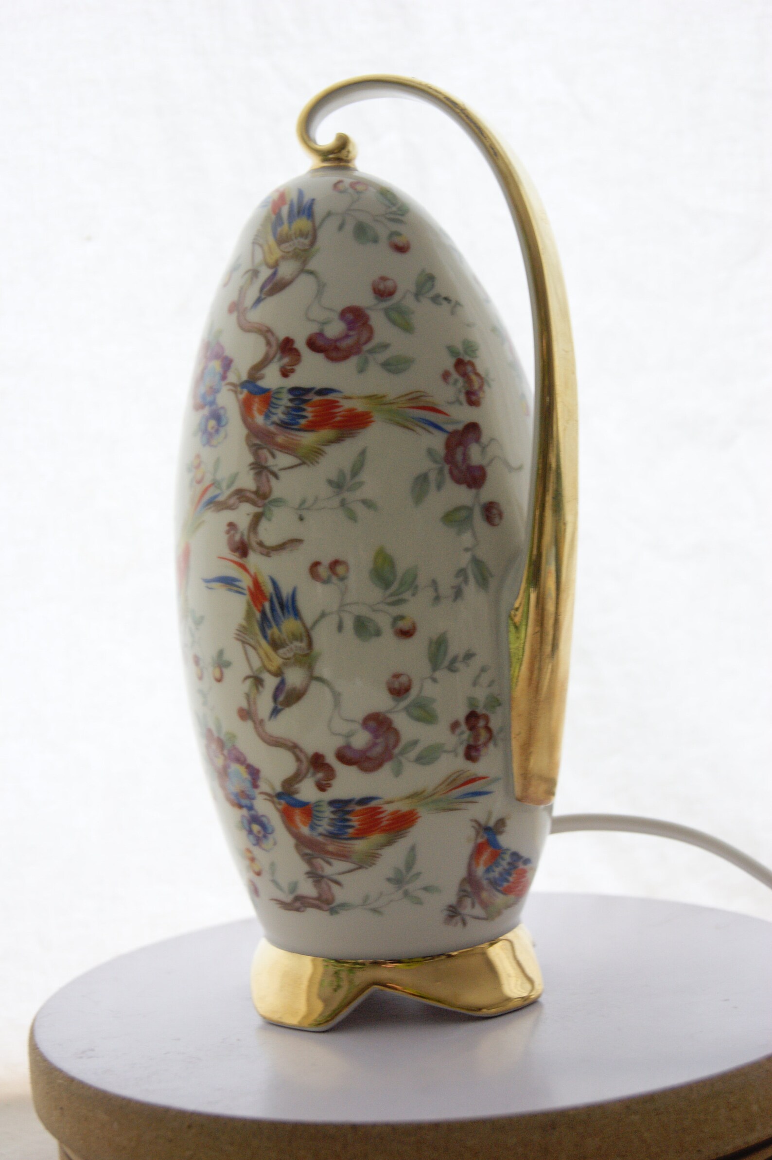 Vintage Perfume Lamp Porcelain Mid Century Etsy