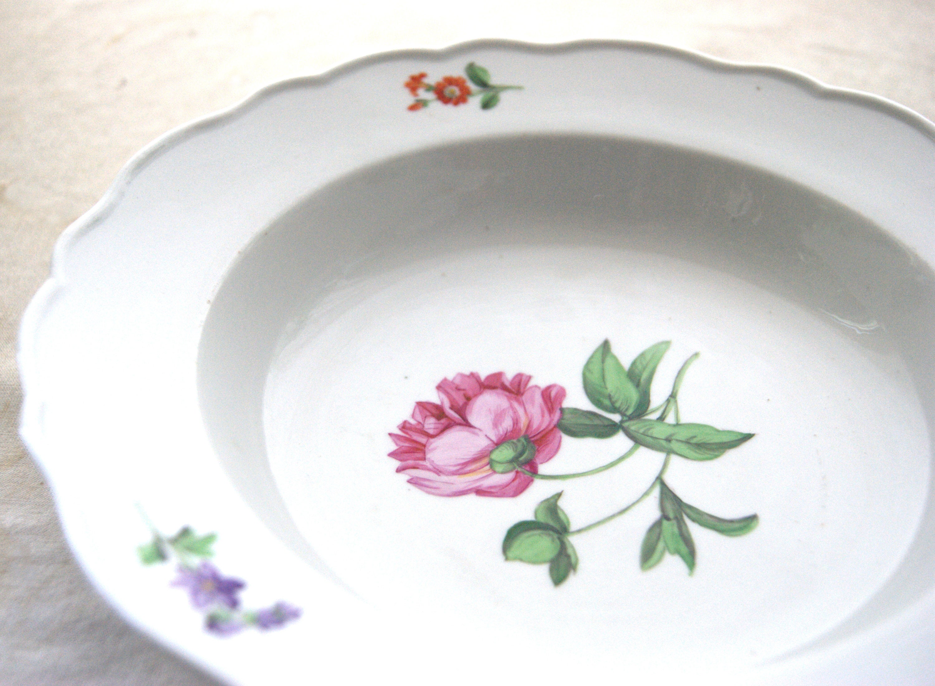 最安値 マイセン Meissen キャンドルスタンド ピンクローズ - www