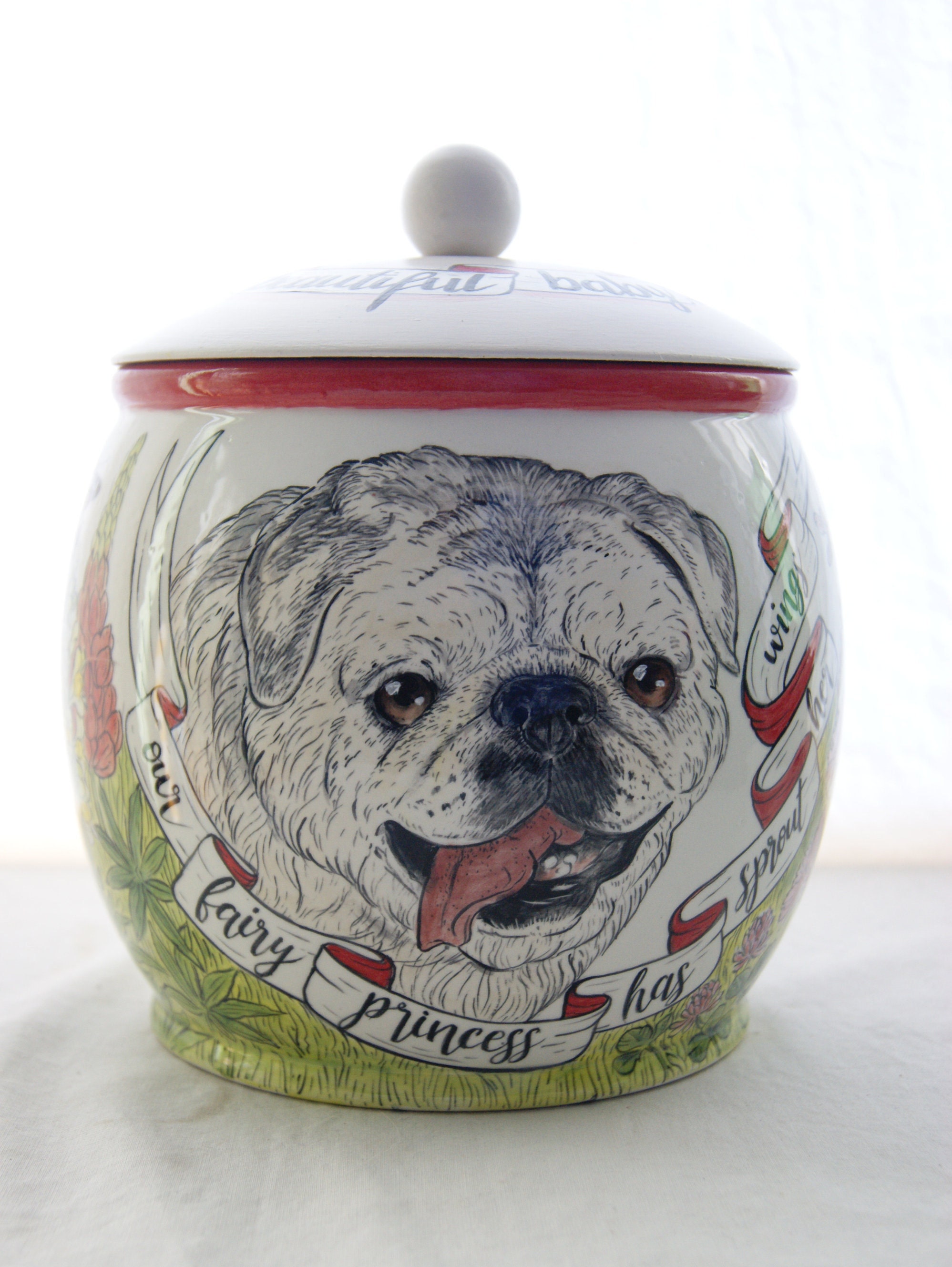 Big custom quote pet urn / unique pet urn / cremation urn / Etsy