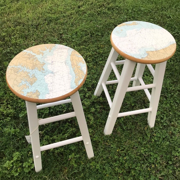 Nautical Bar Stool - Etsy