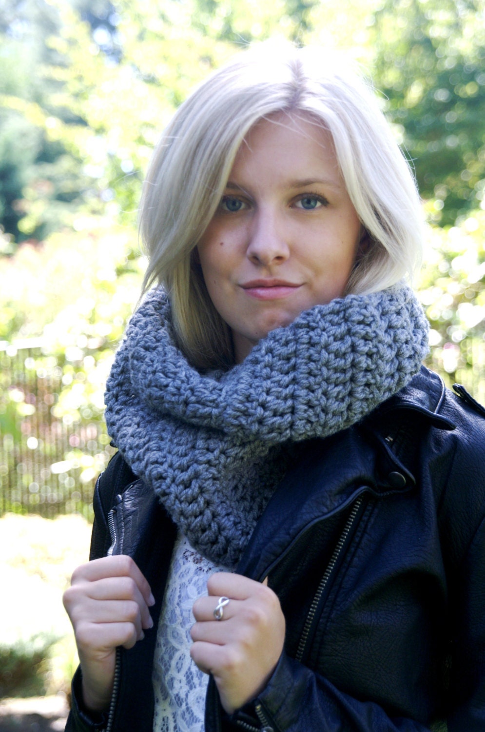 Chunky Infinity Cowl Scarf 26 - Etsy