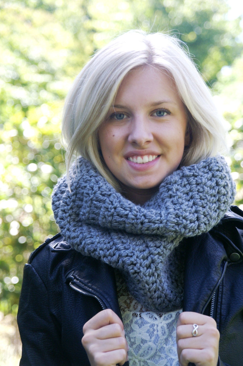 Chunky Infinity Cowl Scarf -26 Colors/neckwarmer/women's/tan/cream ...