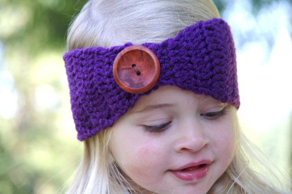 30 COLORS Little Girl's Crochet Headband/ear Warmer | Etsy