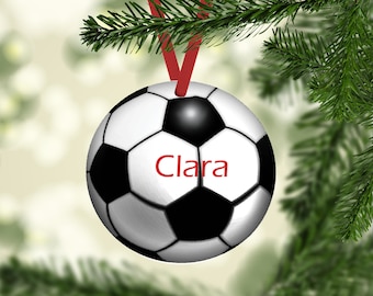 soccer ball ornament etsy