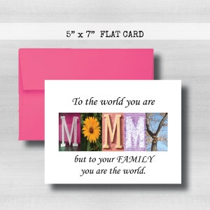 Cartão de feliz dia das mães, cartão de criança, presentes para mamãe, futuro cartão de mamãe, cartões para o primeiro dia das mães, comemoração, para o mundo você é mamãe
