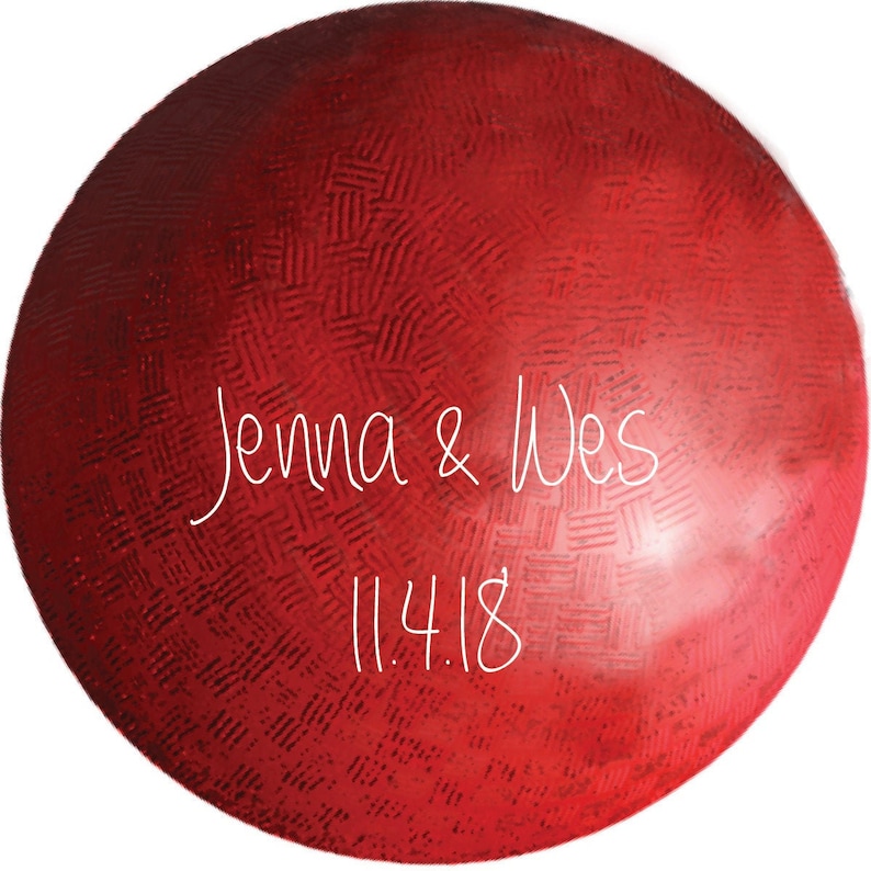 Kickball Name Ornament Kickball Ornament Name Ornament Etsy