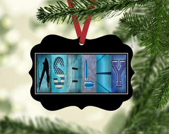 Taucher Ornament, Taucher Ornament, Schmuck personalisiert, Taucher Schmuck, Taucher Anhänger, Schmuck für unter 10, Taucher