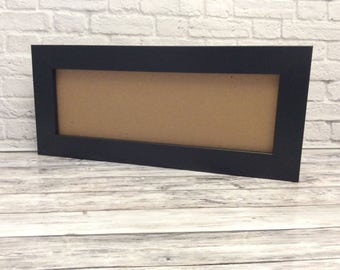 4x12 Black Frame, 6x18 black Frame- Back and Glass Included on Frame