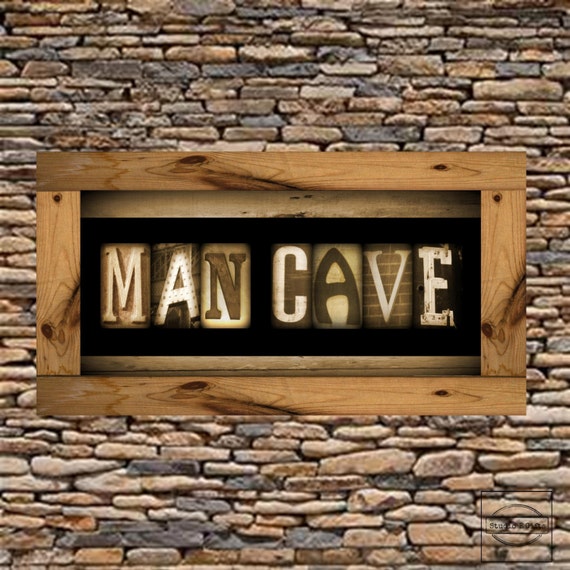 Items similar to MAN CAVE DECOR personalized man cave decor vintage man cave decor man