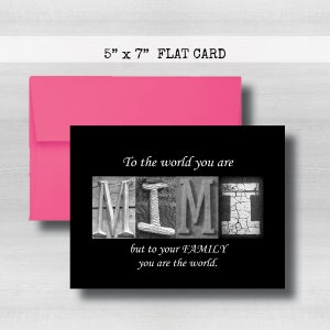 La mejor tarjeta MIMI, regalos para el Día de la Madre, tarjetas para el Día de la Madre, regalo para la madre, Mimi, Grammy, abuela, meme, arte con letras, arte del alfabeto, flores.