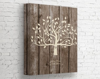 Wedding Tree Guest book, Gift for couple, Guest Book, 50th Anniversary, 25th Anniversary, Guestbook Alternative, Guest Book Wedding, WT4