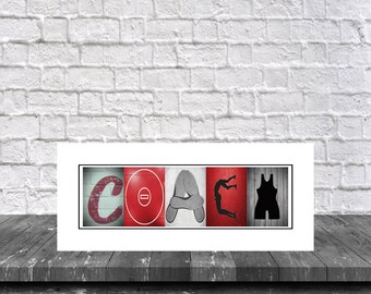 Gift for Wrestling Coach - Wrestling Coach Birthday Gift - Wrestling Gifts - Wrestling Print - Personalized Coach Gift - Team Mom Gift -