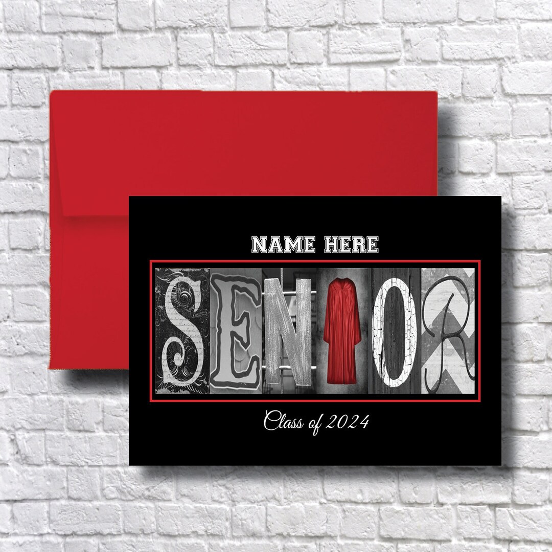 Personalized Senior Card Class of 2024, Congratulations Grad ...
