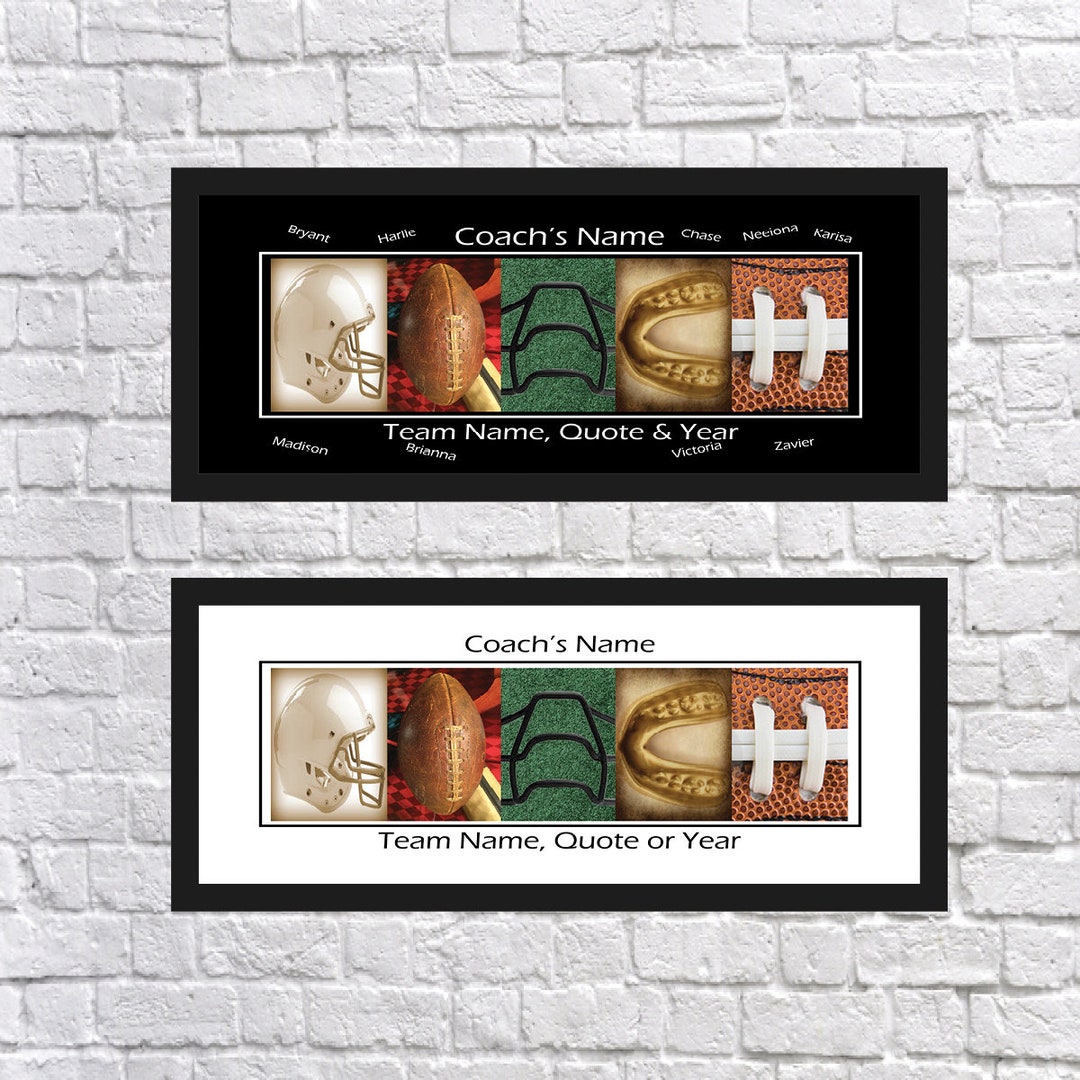 Best Football Coach Gift, Football Team Signature , Football Coach Team